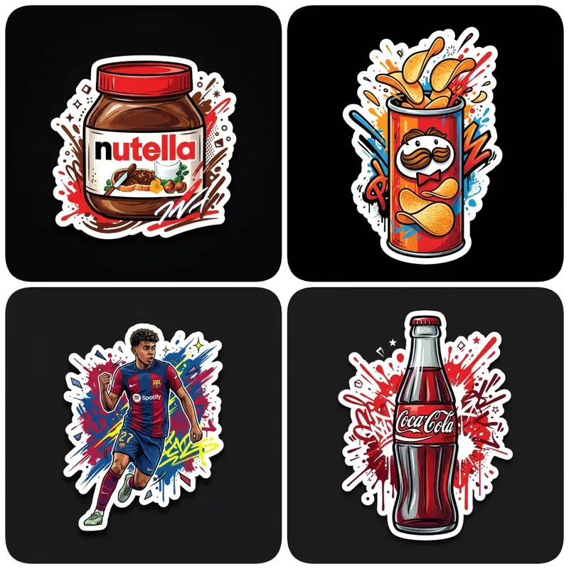 Handdrawn Vector Stickers