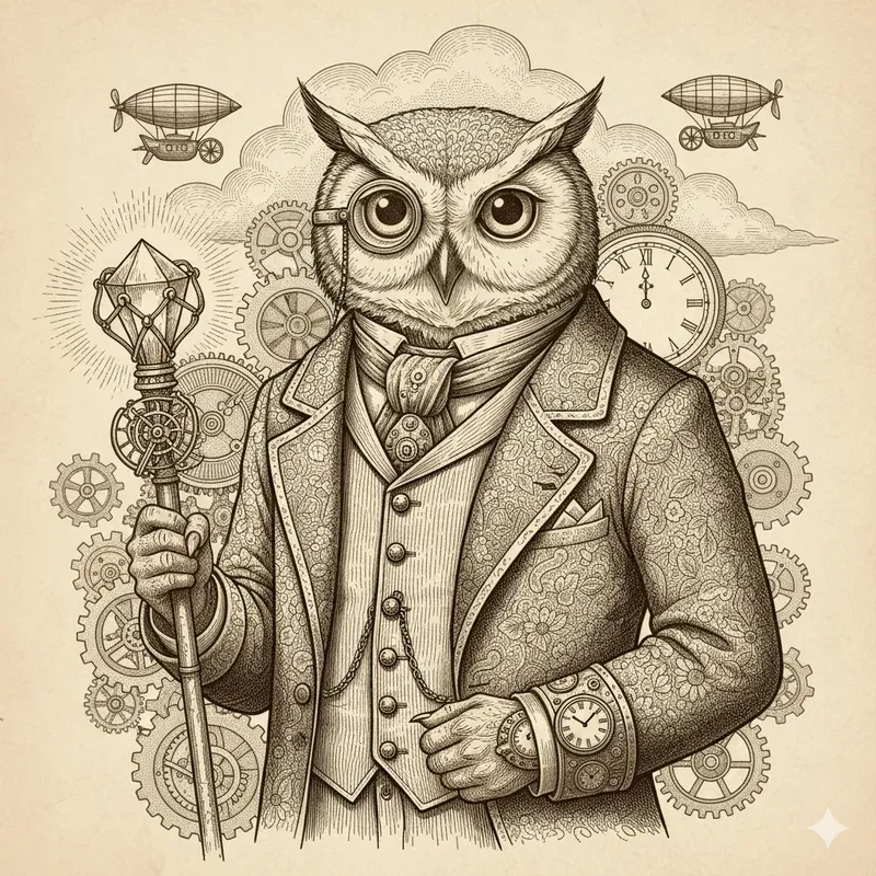 Steampunk Aristocrat Anthropomorphics