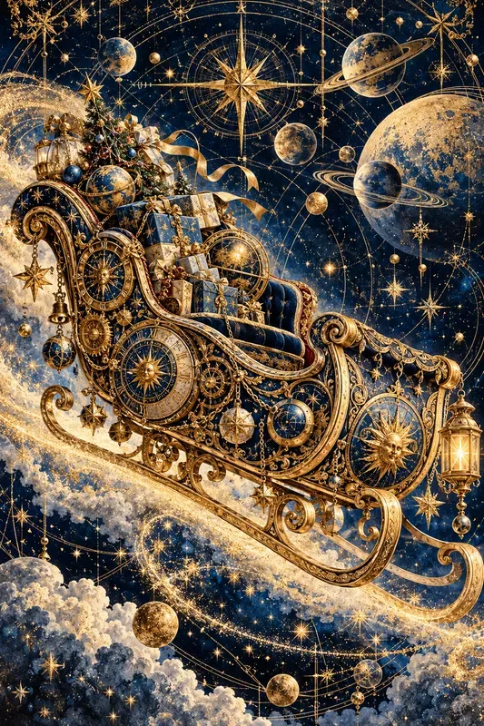 Celestial Christmas Ephemera Collections