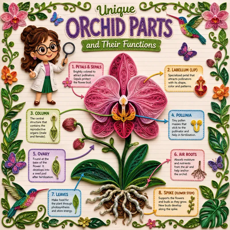 Cute Quilled Flower Posters