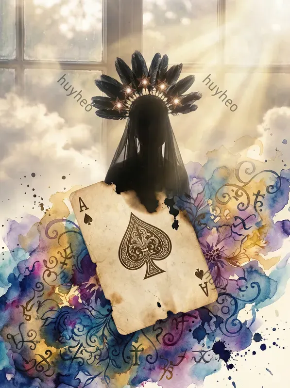 Surreal Playing Card Portrait Style