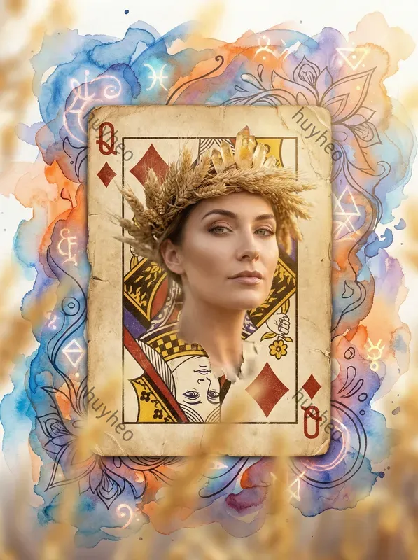 Surreal Playing Card Portrait Style
