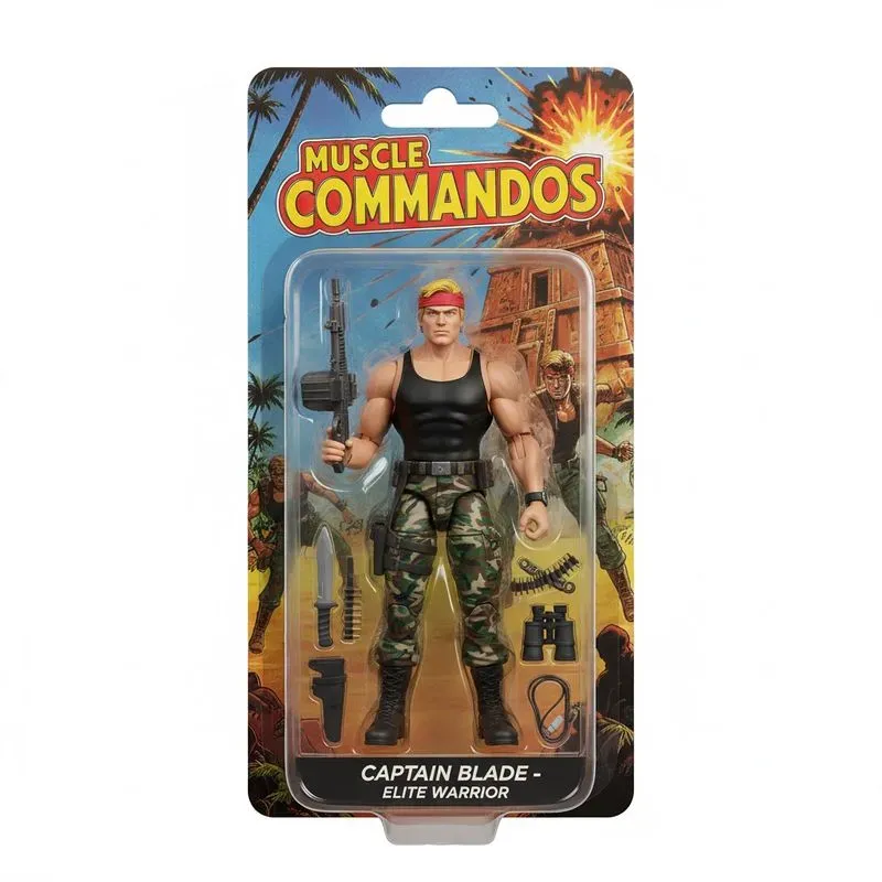 Collectible 3D Toy Action Figures