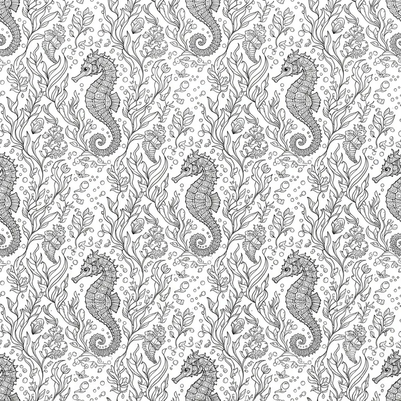 Seamless Pattern Coloring Books