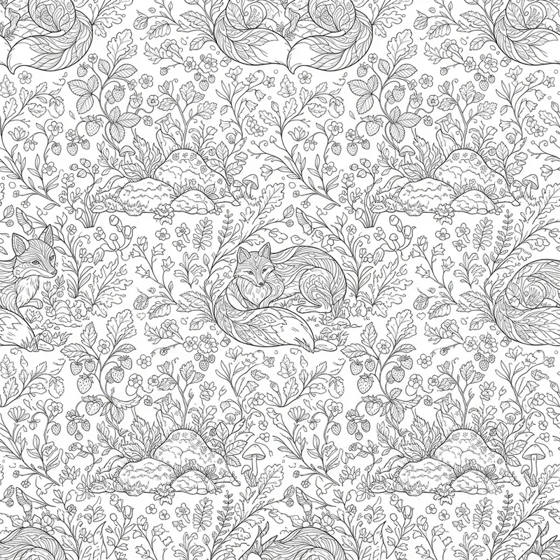 Seamless Pattern Coloring Books