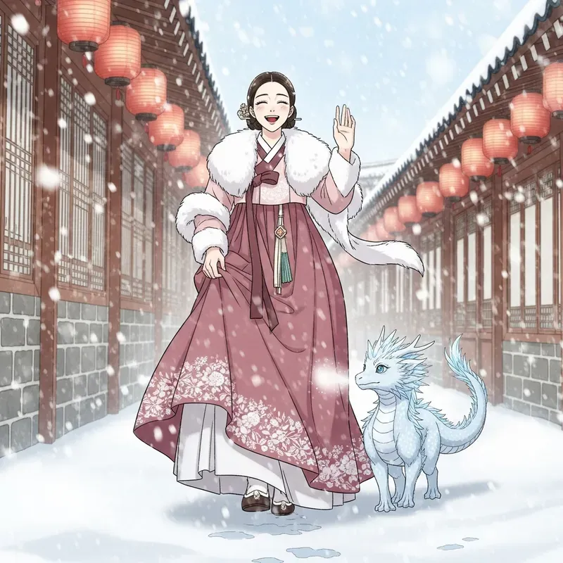Magical Manhwa Winter Maiden Scenes