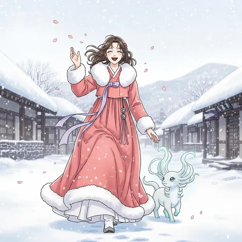 Magical Manhwa Winter Maiden Scenes
