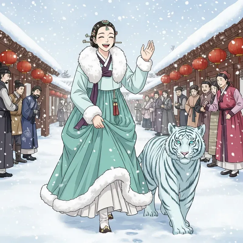 Magical Manhwa Winter Maiden Scenes