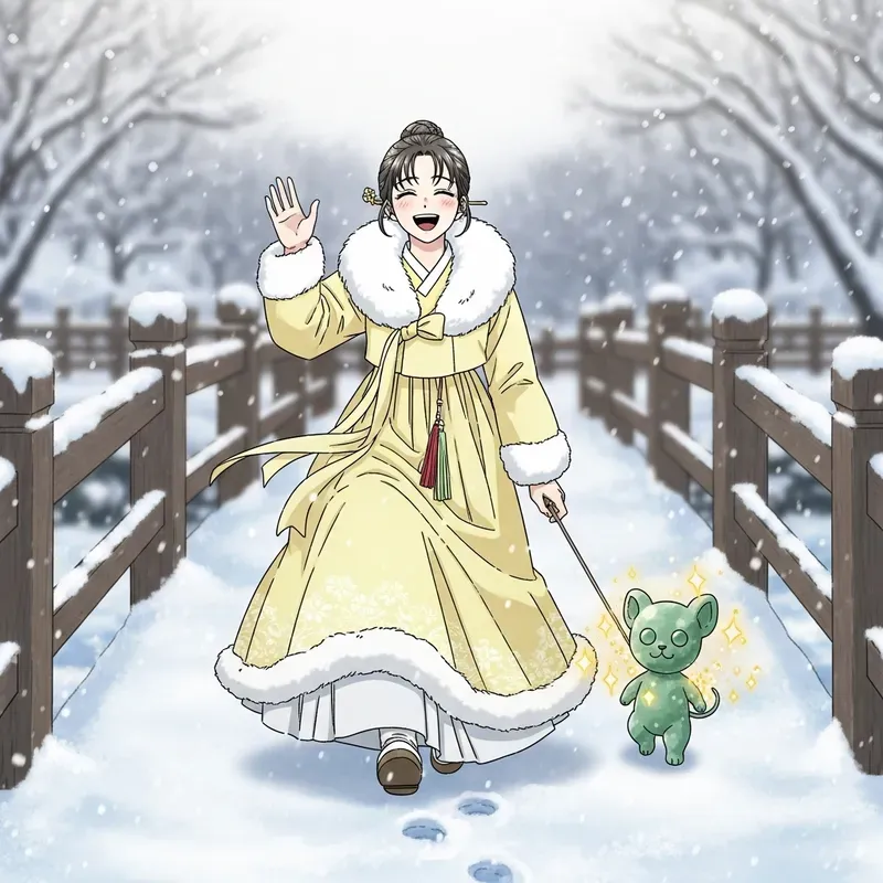 Magical Manhwa Winter Maiden Scenes