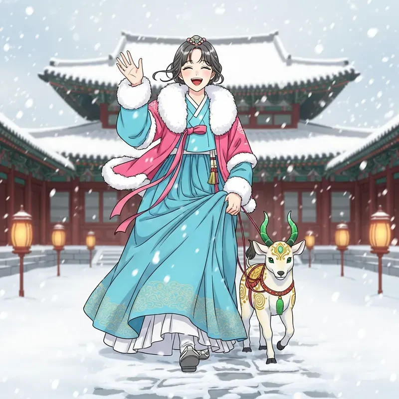 Magical Manhwa Winter Maiden Scenes