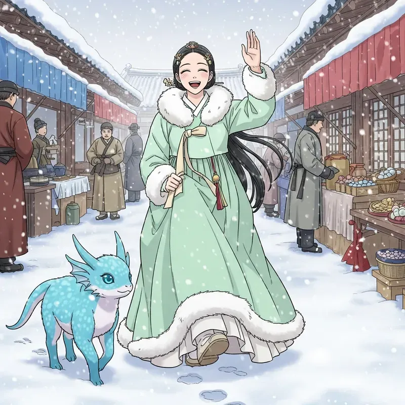 Magical Manhwa Winter Maiden Scenes