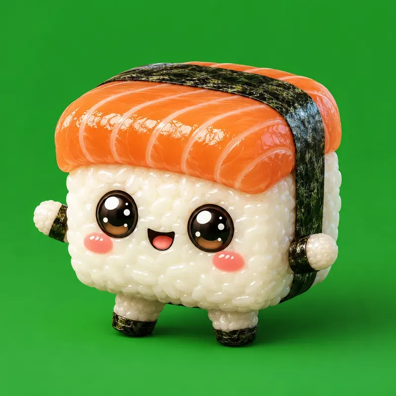 Kawaii Food Cube Mascots