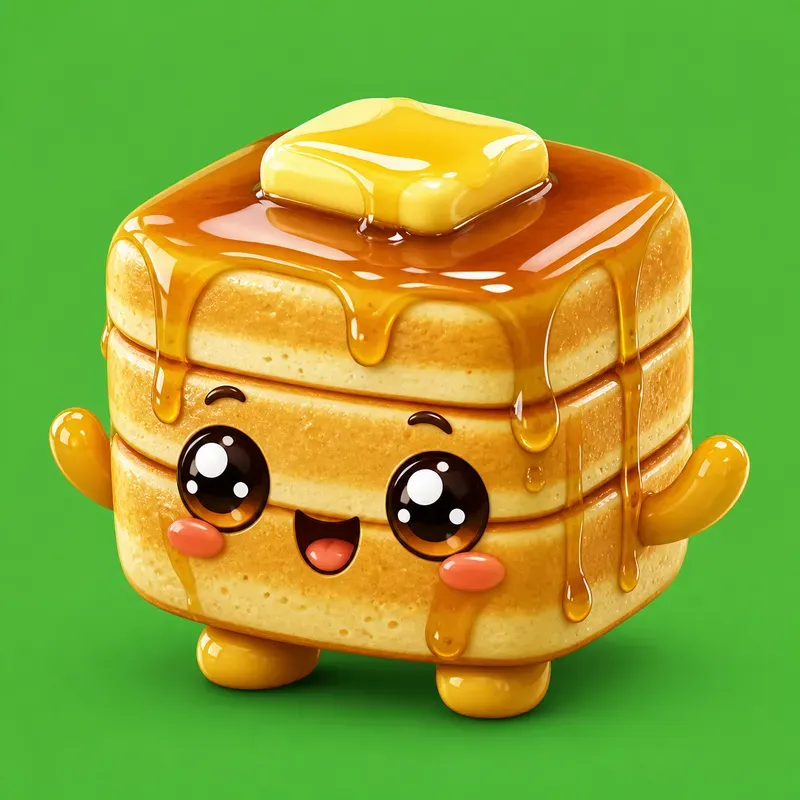 Kawaii Food Cube Mascots
