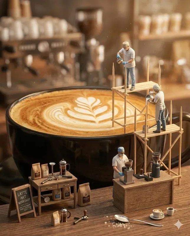 Tiny Macro World Dioramas Miniature Crews