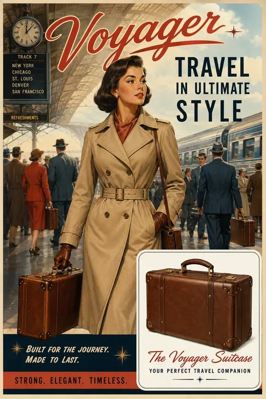 Vintage 1950s Advertising Posters