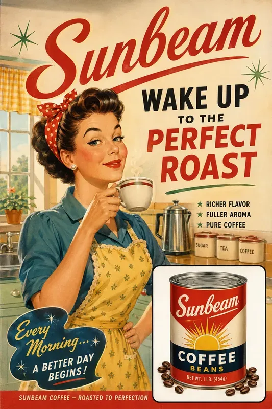 Vintage 1950s Advertising Posters