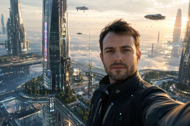 Time Traveler Selfie Generator