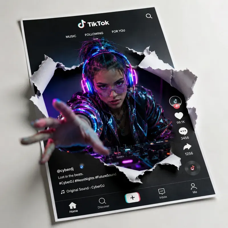 3D Social Media Breakout Portraits