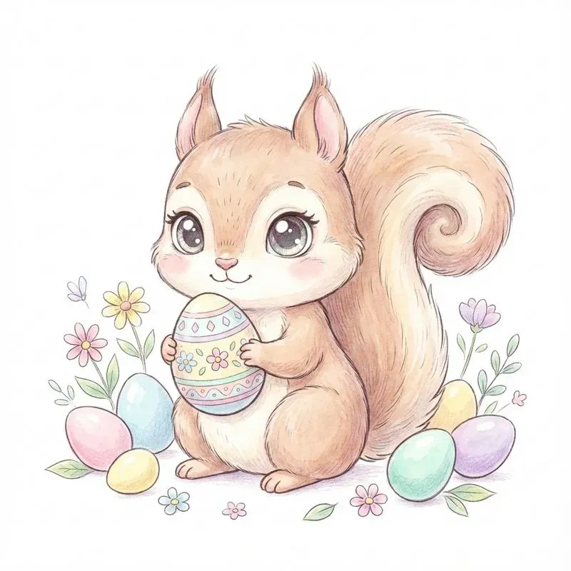 Whimsical Kawaii Baby Animals