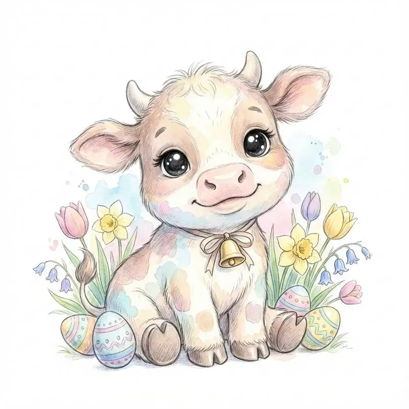 Whimsical Kawaii Baby Animals
