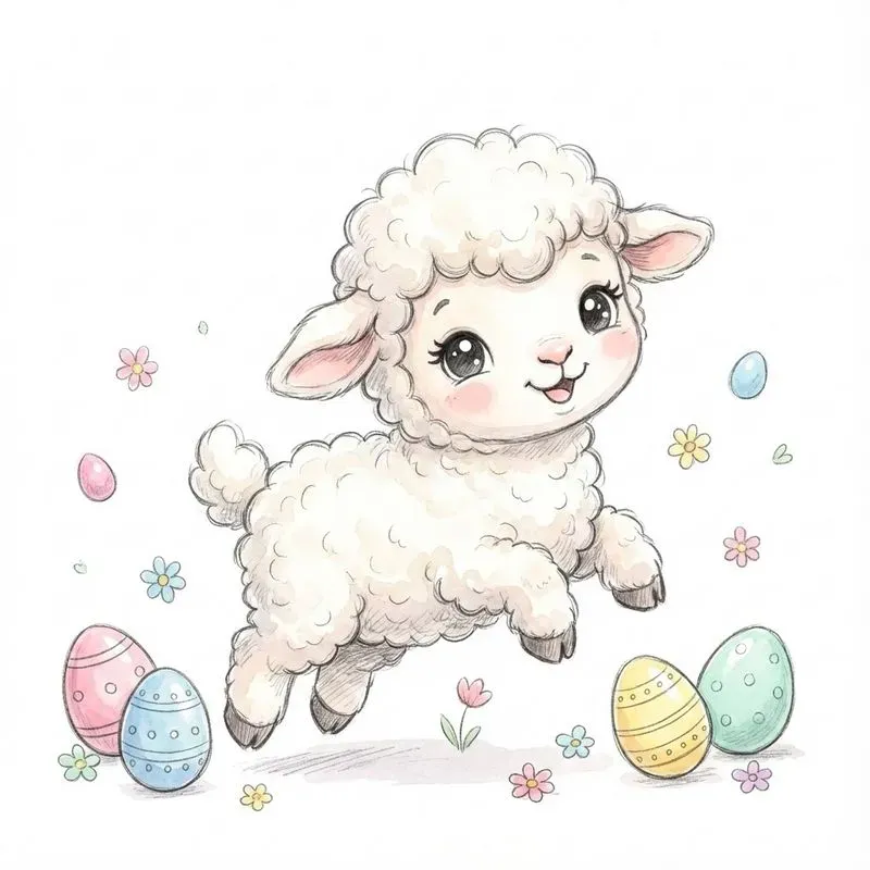 Whimsical Kawaii Baby Animals