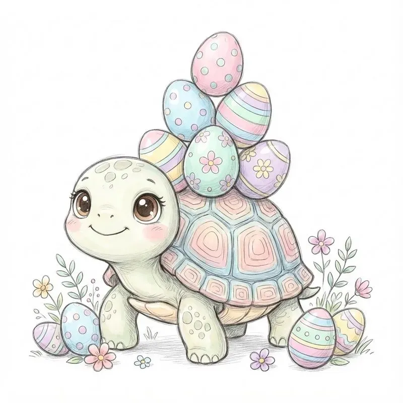 Whimsical Kawaii Baby Animals