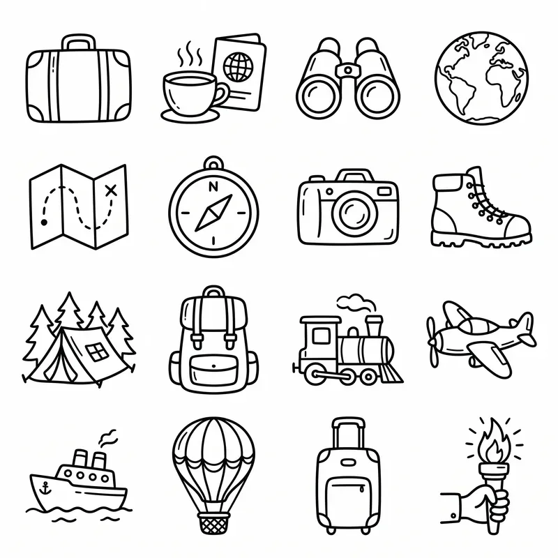 Whimsical Doodle Icon Set Generator
