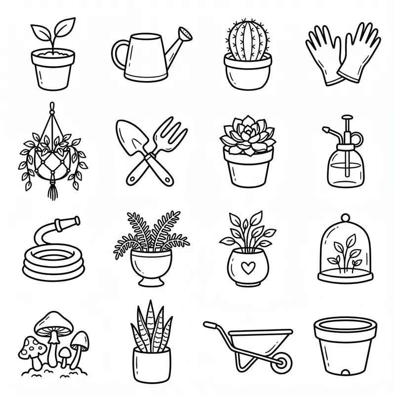 Whimsical Doodle Icon Set Generator