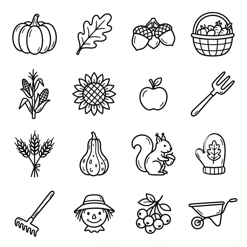 Whimsical Doodle Icon Set Generator