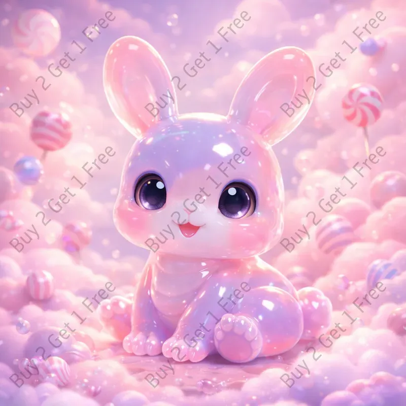 Whimsical 3D Fantasy Jellybaby Creatures
