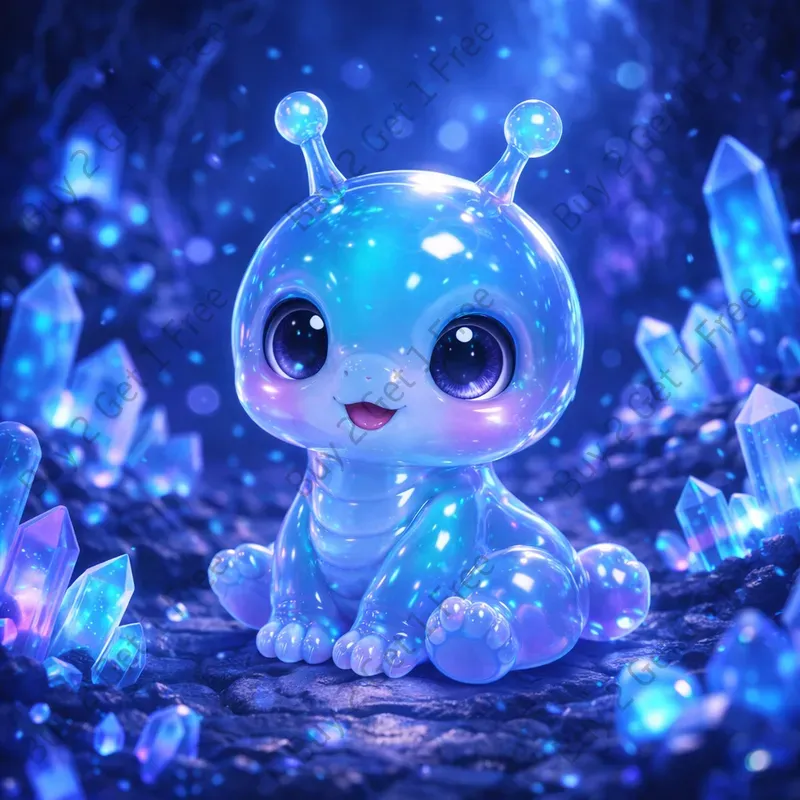 Whimsical 3D Fantasy Jellybaby Creatures