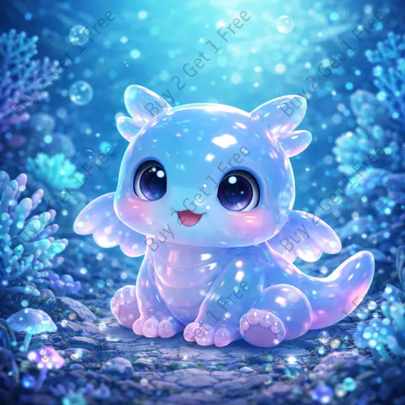Whimsical 3D Fantasy Jellybaby Creatures