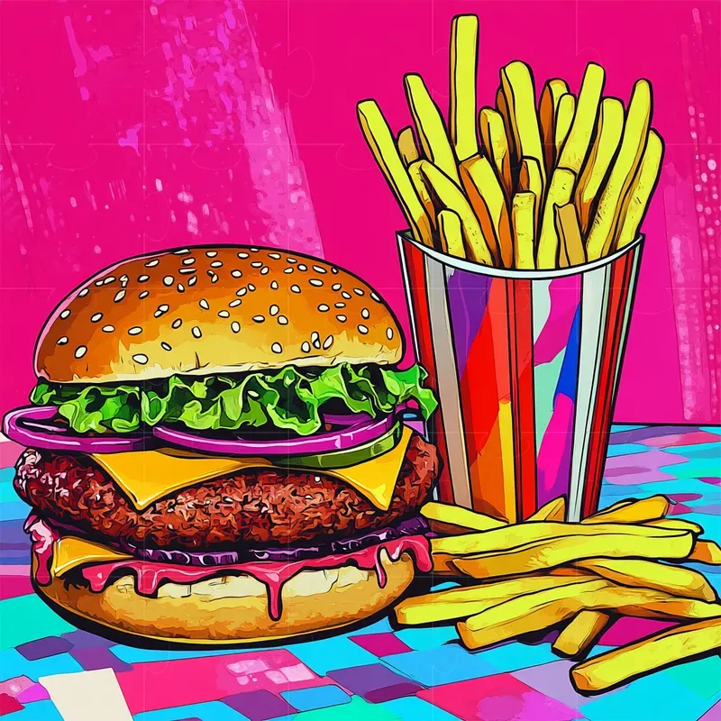 Bold Pop Art Still Lifes