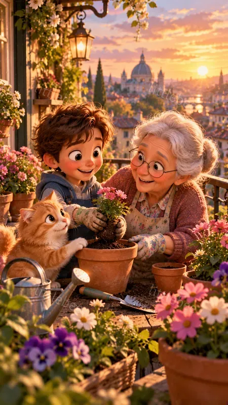 Heartwarming 3D Cartoon Stories
