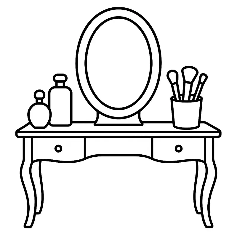 Bold And Easy Girly Coloring Pages