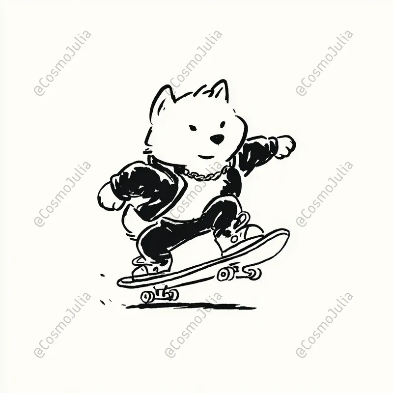 Cool Streetwear Dogs Illustrations