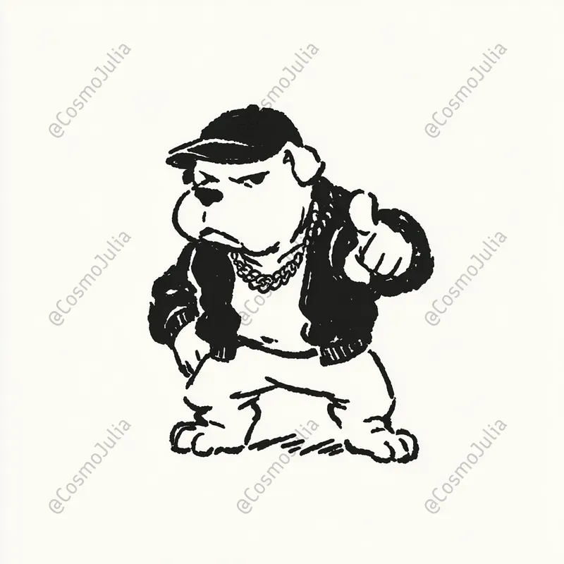 Cool Streetwear Dogs Illustrations