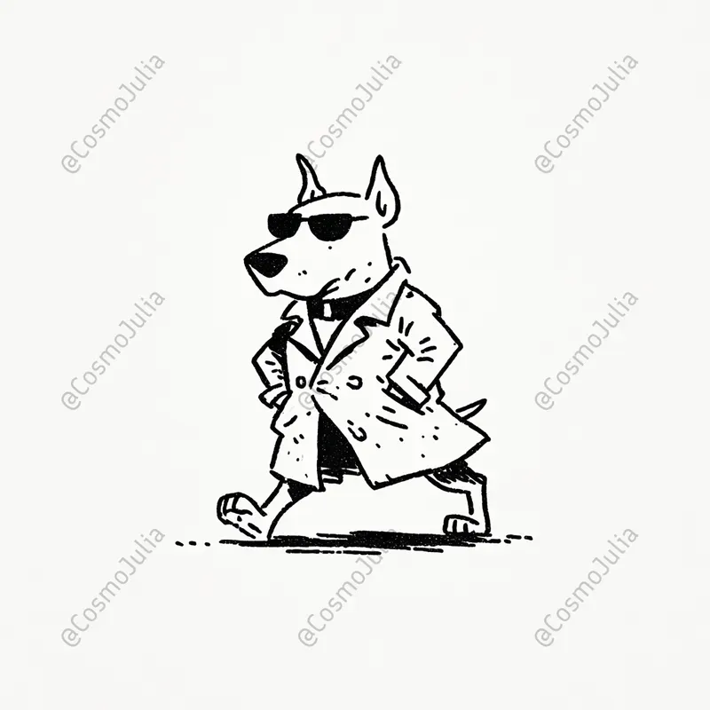 Cool Streetwear Dogs Illustrations