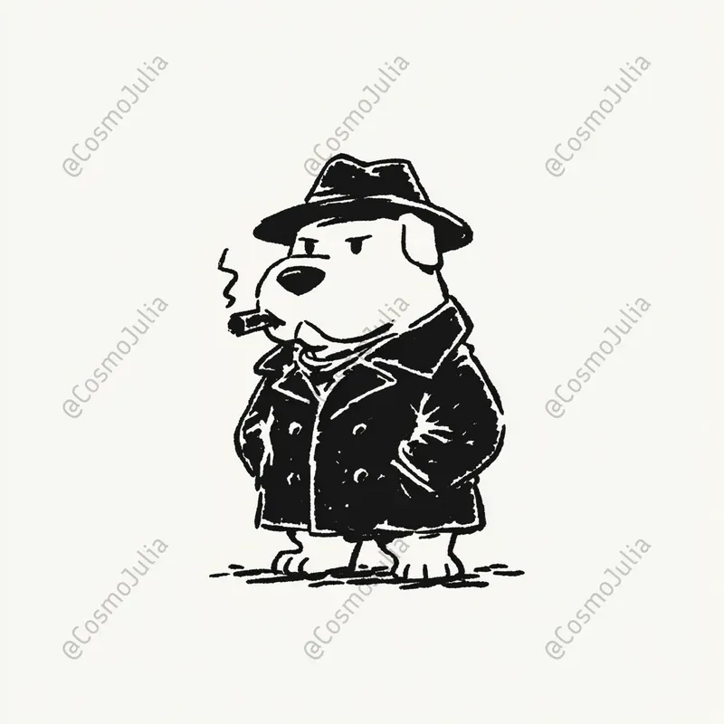 Cool Streetwear Dogs Illustrations