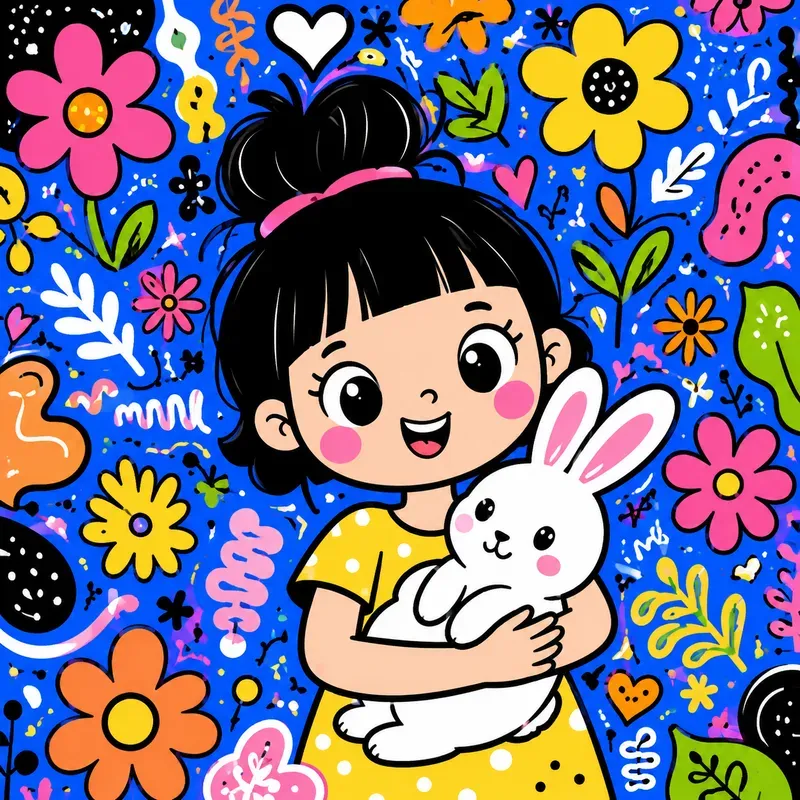 Vibrant Pop Doodle Character Packs