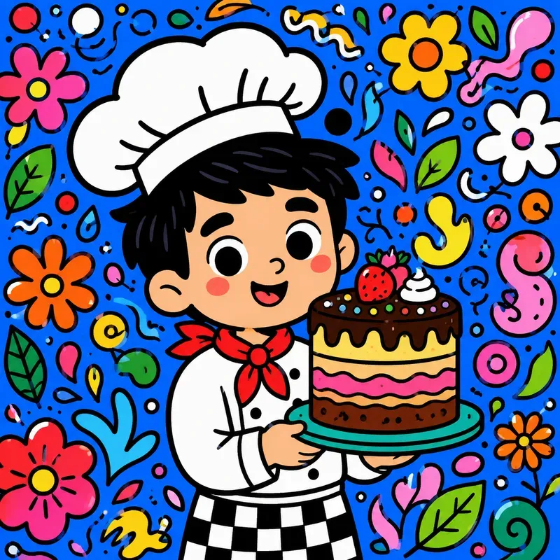 Vibrant Pop Doodle Character Packs
