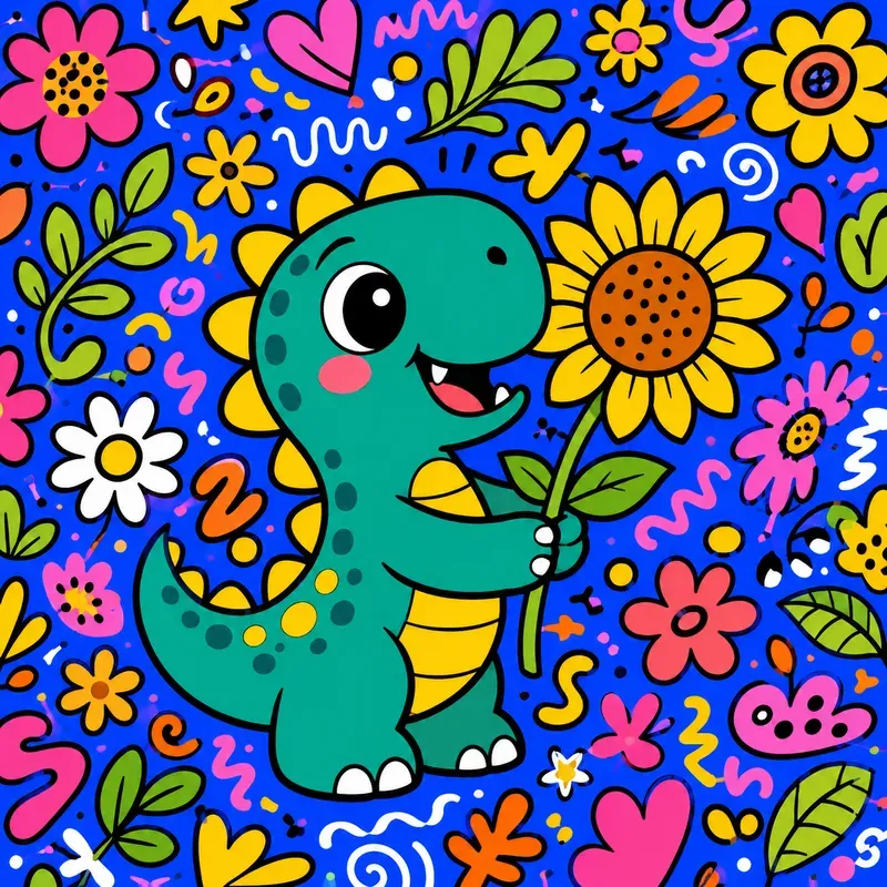 Vibrant Pop Doodle Character Packs