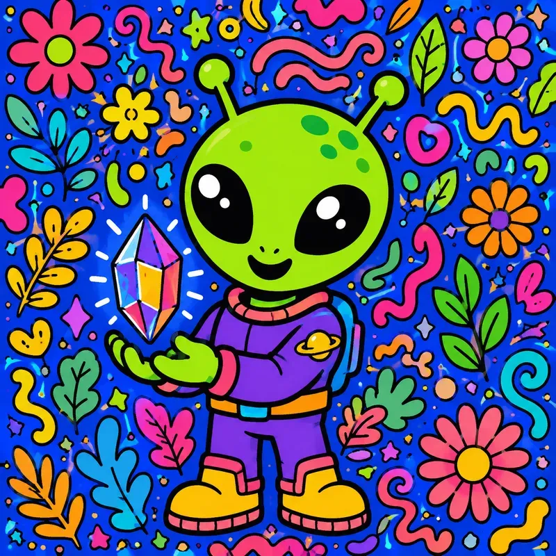 Vibrant Pop Doodle Character Packs