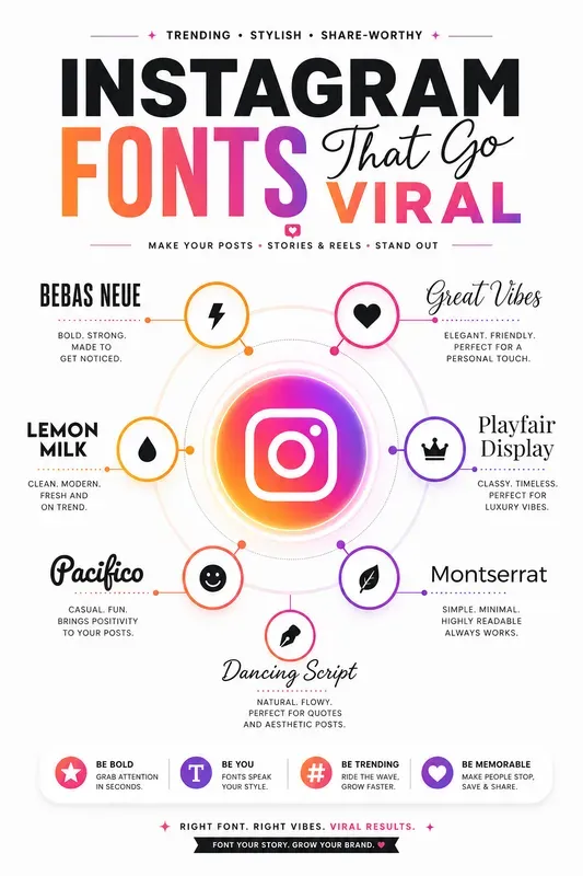Viral Social Media Fonts