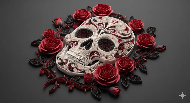 3D Paper Quilling Art