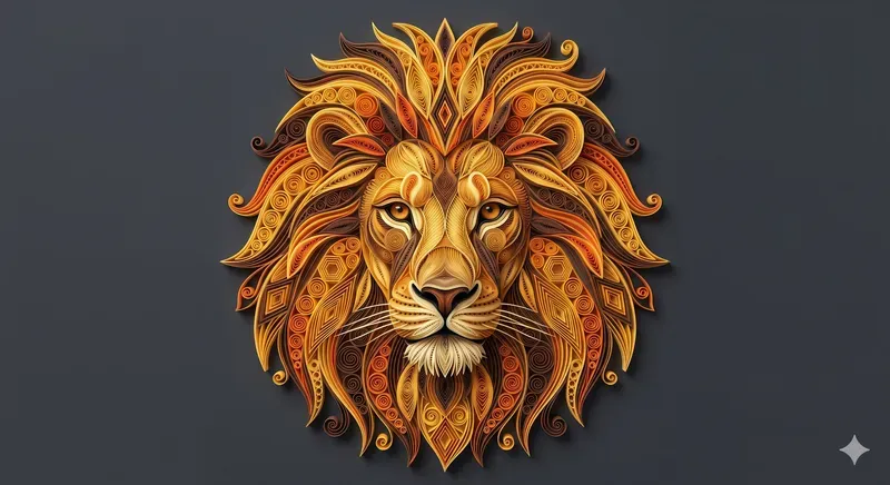 3D Paper Quilling Art