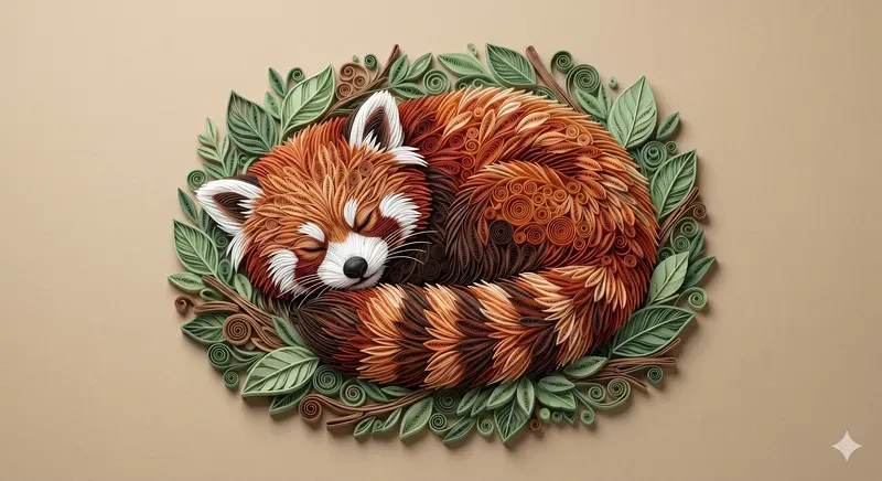 3D Paper Quilling Art
