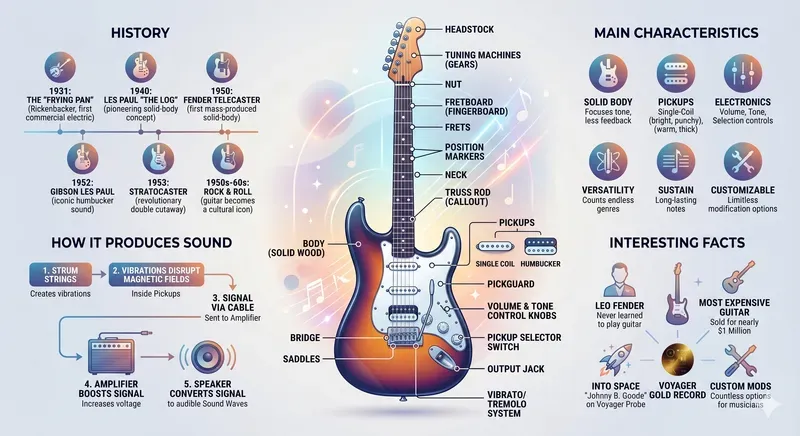 Infographics Of Musical Instruments