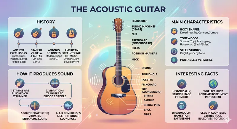 Infographics Of Musical Instruments