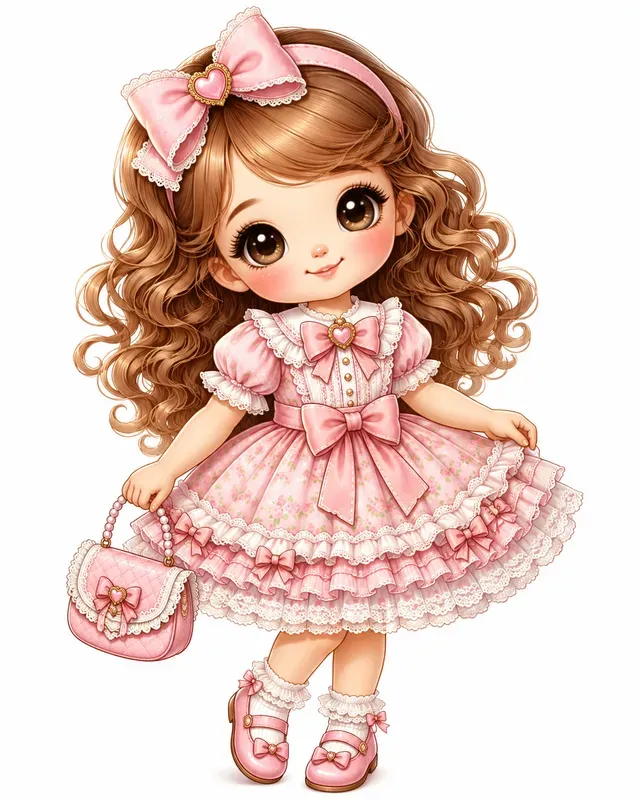 Cute Girls Kawaii Clipart